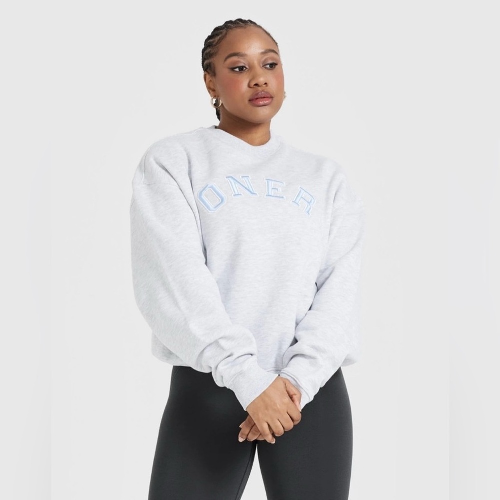 All Day Varsity Oversized Sweatshirt
